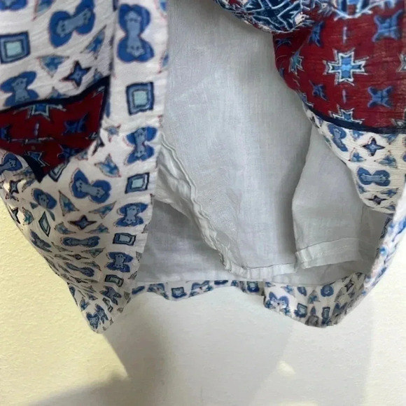 Altar'd StateTop Tunic size Large RedWhiteBlue Gypsy - Picture 4 of 5